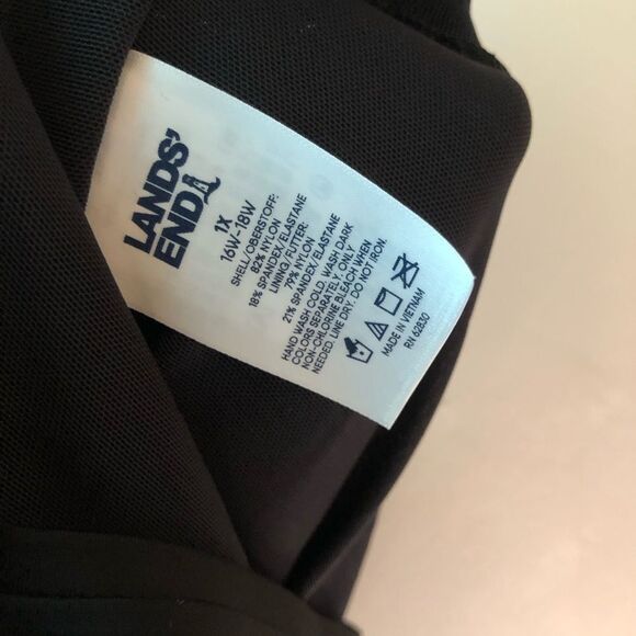 📳 Lands End | 1 sided strapped one piece swimsuit - Picture 2 of 4